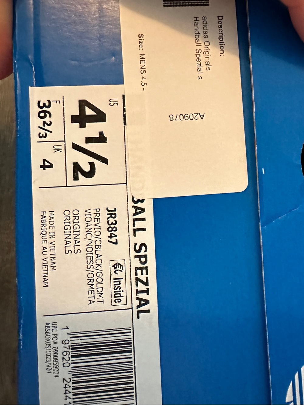 adidas Originals Handball Spezial sneakers in purple NIB - Picture 5 of 5